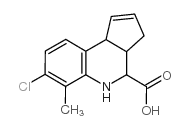 7-Chloro-6-methyl-3a,4,5,9b-tetrahydro-3h-cyclopenta[c]quinoline-4-carboxylic acid - Chemical structure and product image