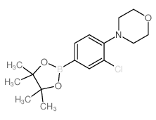 3-Chloro-4-morpholinophenylboronic acid pinacol ester - Chemical structure and product image