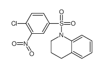 1-(4-Chloro-3-nitrobenzenesulfonyl)-1,2,3,4-tetrahydroquinoline - Chemical structure and product image