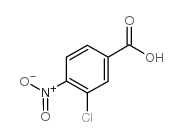 3-Chloro-4-nitrobenzoic Acid - Chemical structure and product image