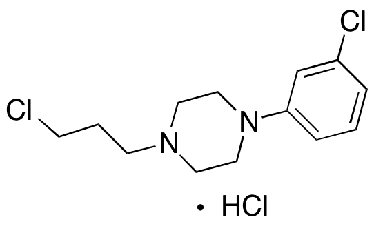 1-(3-Chlorophenyl)-4-(3-chloropropyl)piperazine Hydrochloride - Chemical structure and product image
