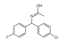 N-[(4-Chlorophenyl)(4-fluorophenyl)methyl]acetamide - Chemical structure and product image