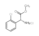 (R)-(-)-2-Chlorophenylglycine Methyl Ester Hydrochloride - Chemical structure and product image