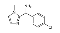 (4-Chlorophenyl)(1-methyl-1h-imidazol-2-yl)methylamine - Chemical structure and product image