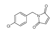 1-((4-Chlorophenyl)methyl)-1h-pyrrole-2,5-dione - Chemical structure and product image