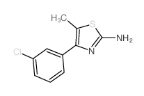 4-(3-Chlorophenyl)-5-methylthiazol-2-amine - Chemical structure and product image