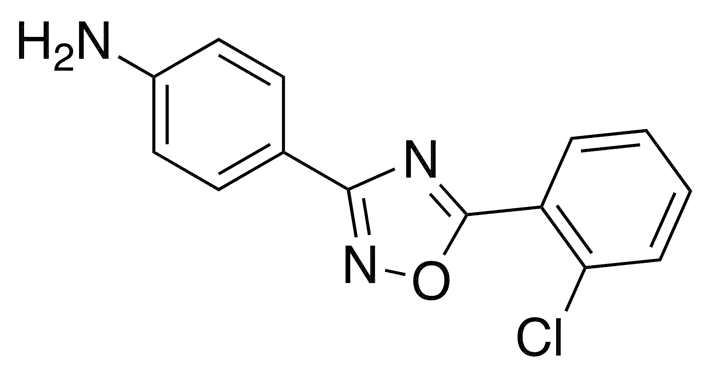 4-[5-(2-Chlorophenyl)-1,2,4-oxadiazol-3-yl]aniline - Chemical structure and product image