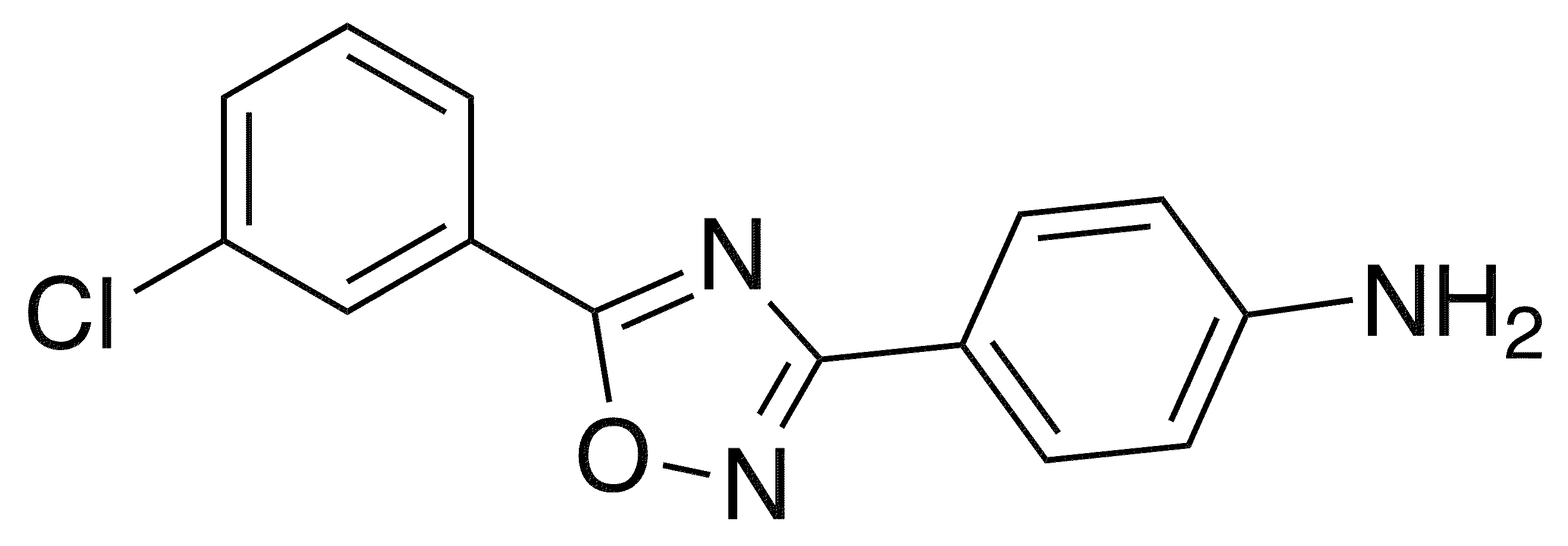 4-[5-(3-Chlorophenyl)-1,2,4-oxadiazol-3-yl]aniline - Chemical structure and product image