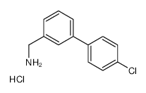 [3-(4-Chlorophenyl)phenyl]methylamine Hydrochloride - Chemical structure and product image