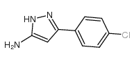 3-(4-Chlorophenyl)-1H-pyrazol-5-amine - Chemical structure and product image