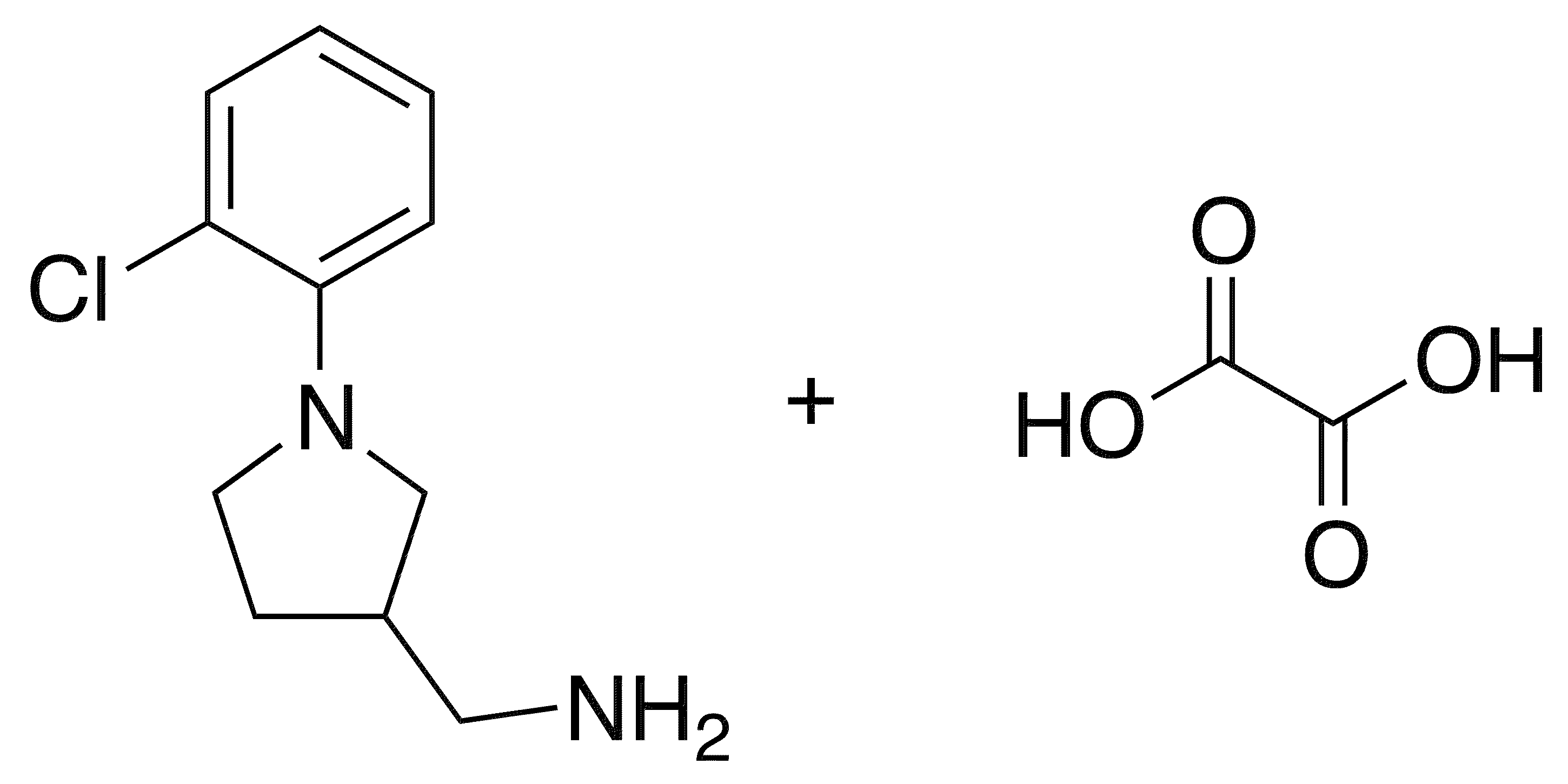 1-[1-(2-Chlorophenyl)pyrrolidin-3-yl]methanamine Oxalate - Chemical structure and product image