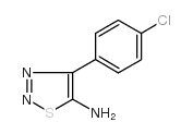 4-(4-Chlorophenyl)-1,2,3-thiadiazol-5-amine - Chemical structure and product image