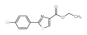 2-(4-Chlorophenyl)thiazole-4-carboxylic Acid Ethyl Ester - Chemical structure and product image