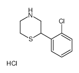 2-(2-Chlorophenyl)thiomorpholine Hydrochloride - Chemical structure and product image