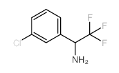 1-(3-Chlorophenyl)-2,2,2-trifluoroethylamine - Chemical structure and product image