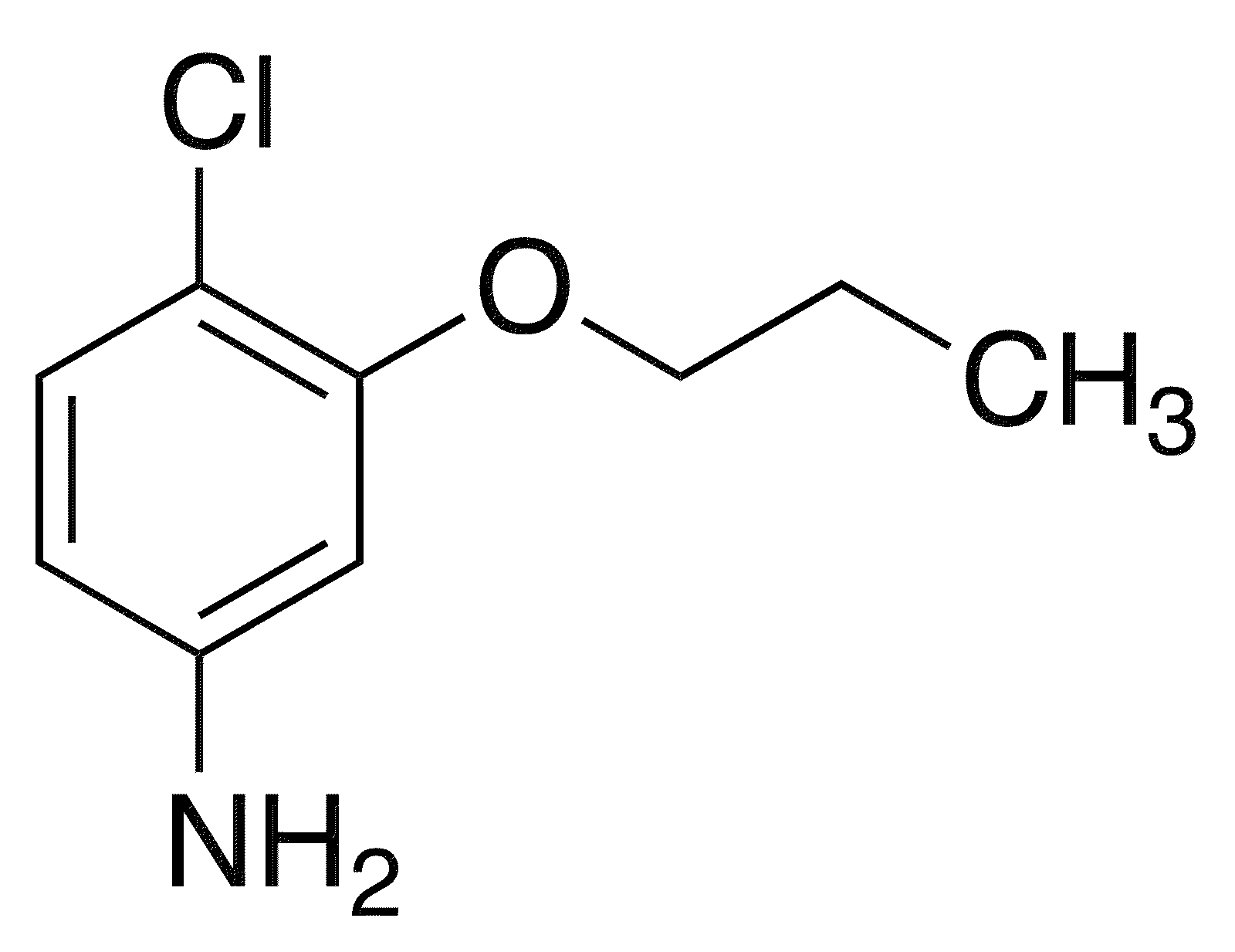 4-Chloro-3-propoxyaniline - Chemical structure and product image