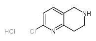 2-Chloro-5,6,7,8-tetrahydro-1,6-naphthyridine Hydrochloride - Chemical structure and product image