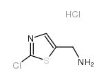 (2-Chlorothiazol-5-yl)methylamine Hydrochloride - Chemical structure and product image