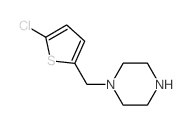 1-[(5-Chlorothien-2-yl)methyl]piperazine - Chemical structure and product image