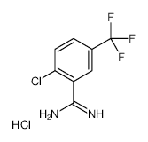 2-Chloro-5-trifluoromethyl-benzamidine Hydrochloride - Chemical structure and product image