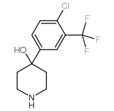 4-[4-Chloro-3-(trifluoromethyl)phenyl]-4-piperidinol - Chemical structure and product image
