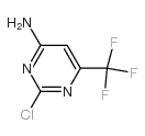 2-Chloro-6-(trifluoromethyl)pyrimidin-4-amine - Chemical structure and product image