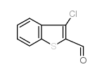 3-Chloro-1-benzothiophene-2-carbaldehyde - Chemical structure and product image