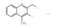 3-Chloro-2-(chloromethyl)-4-methylquinoline, HCl - Chemical structure and product image