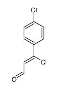 (2Z)-3-Chloro-3-(4-chlorophenyl)prop-2-enal - Chemical structure and product image