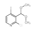 2-Chloro-3-(dimethoxymethyl)-4-iodopyridine - Chemical structure and product image