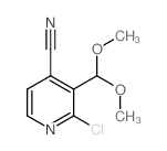 2-Chloro-3-(dimethoxymethyl)isonicotinonitrile - Chemical structure and product image
