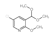 5-Chloro-3-(dimethoxymethyl)-2-methoxypyridine - Chemical structure and product image