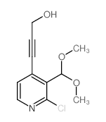 3-(2-Chloro-3-(dimethoxymethyl)pyridin-4-yl)prop-2-yn-1-ol - Chemical structure and product image