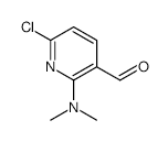 6-Chloro-2-(dimethylamino)nicotinaldehyde - Chemical structure and product image