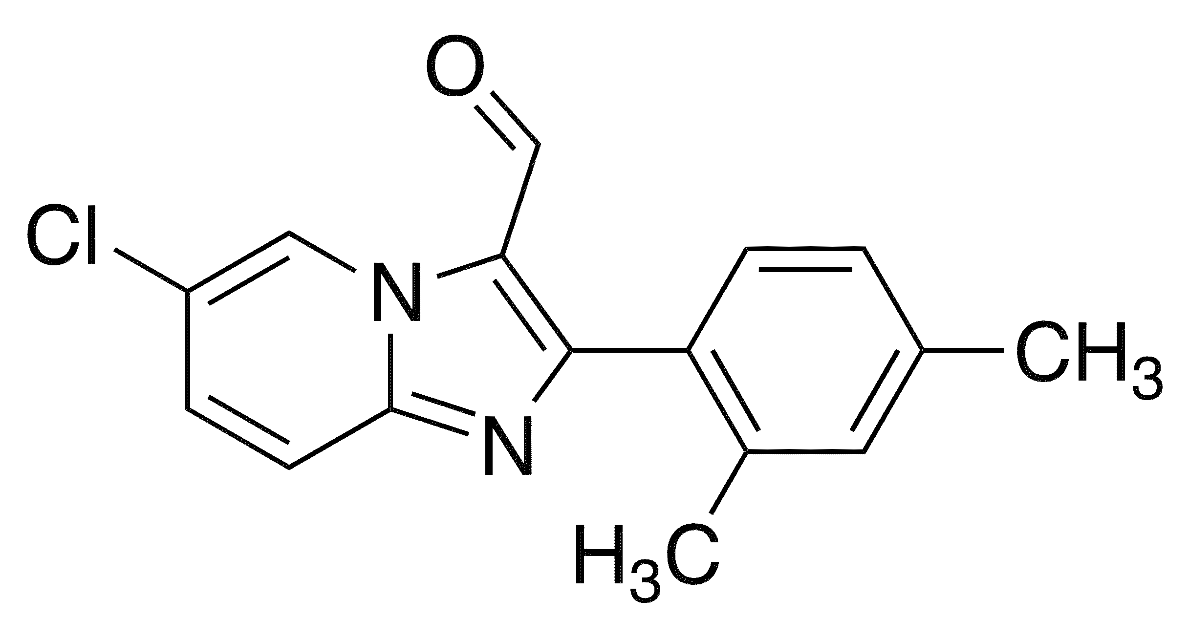 6-Chloro-2-(2,4-dimethylphenyl)imidazo[1,2-a]pyridine-3-carbaldehyde - Chemical structure and product image
