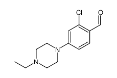 2-Chloro-4-(4-ethylpiperazino)benzaldehyde - Chemical structure and product image