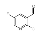 2-Chloro-5-fluoro-3-formylpyridine - Chemical structure and product image