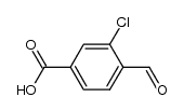 3-Chloro-4-formylbenzoic acid - Chemical structure and product image
