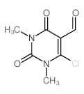 6-Chloro-5-formyl-1,3-dimethyluracil - Chemical structure and product image