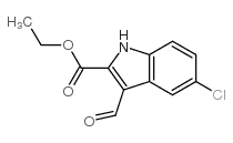 5-Chloro-3-formyl-1h-indole-2-carboxylic acid ethyl ester - Chemical structure and product image