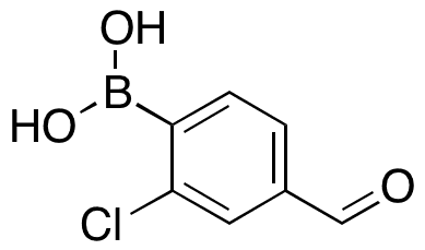 2-Chloro-4-formylphenylboronic Acid - Chemical structure and product image