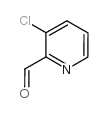 3-Chloro-2-formylpyridine - Chemical structure and product image