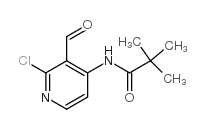 N-(2-Chloro-3-formylpyridin-4-yl)pivalamide - Chemical structure and product image