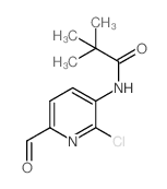 N-(2-Chloro-6-formylpyridin-3-yl)pivalamide - Chemical structure and product image