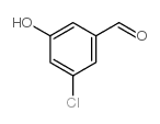 3-Chloro-5-hydroxybenzaldehyde - Chemical structure and product image