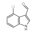 4-Chloroindole-3-carbaldehyde - Chemical structure and product image