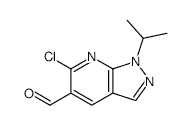 6-Chloro-1-isopropyl-1h-pyrazolo[3,4-b]pyridine-5-carbaldehyde - Chemical structure and product image