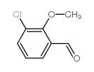 3-Chloro-2-methoxybenzaldehyde - Chemical structure and product image