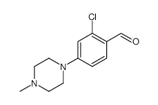 2-Chloro-4-(4-methylpiperazino)benzaldehyde - Chemical structure and product image