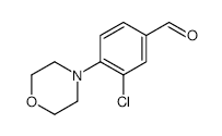 3-Chloro-4-morpholinobenzaldehyde - Chemical structure and product image